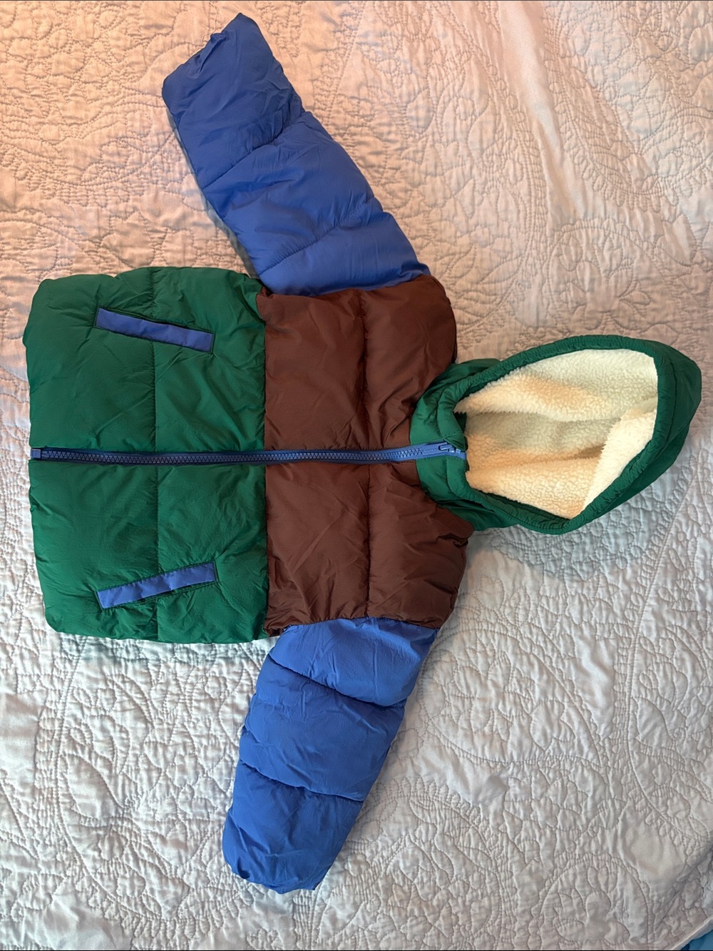 Old Navy Toddler Colorblock Puffer Jacket